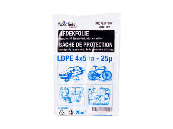 Plastic afdekfolie dik