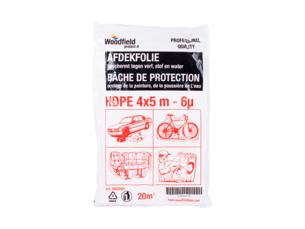 Plastic afdekfolie dun