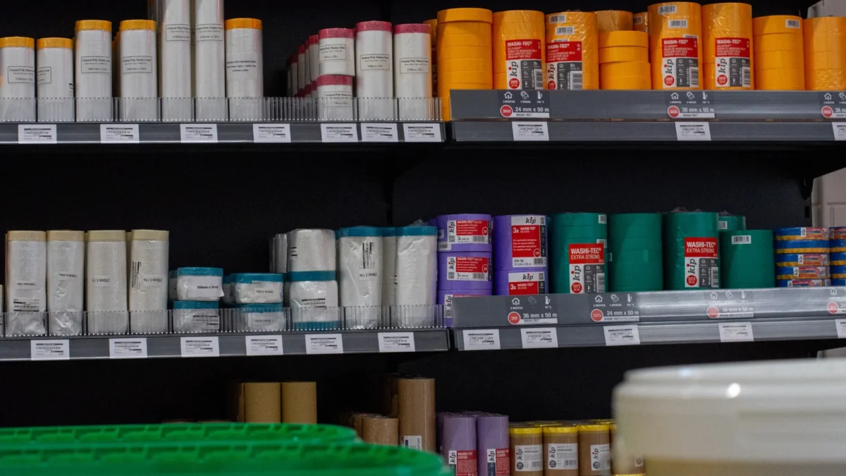 afplaktape en maskeerfolie